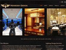 Tablet Screenshot of hennessylighting.com